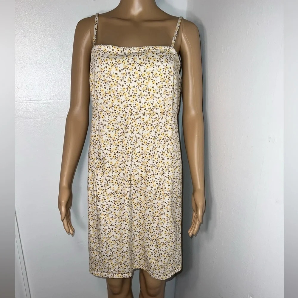 Wild fable, XL, floral mini adjustable spaghetti strap, dress w/rear exposed zip